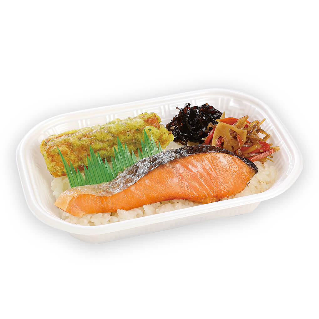 シャケ弁当
