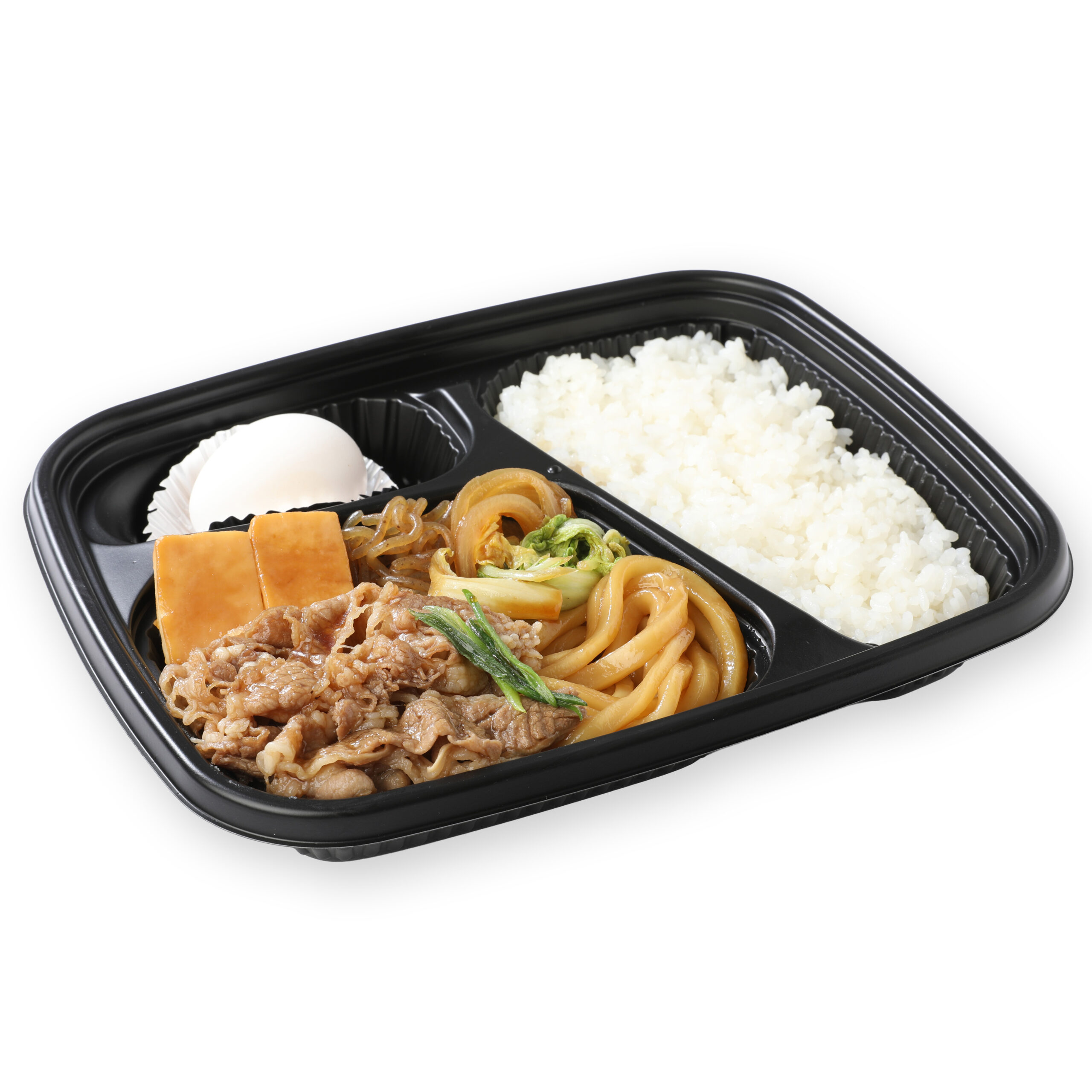 すき焼き弁当うどん入り
